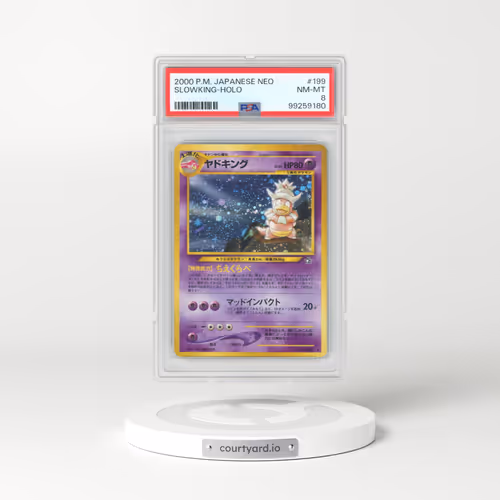 2000 Pokémon Neo #199 Slowking - Holo (PSA 8 NM-MT)