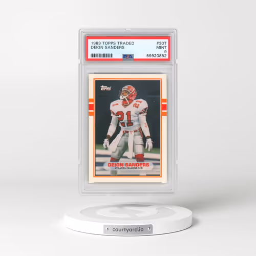 1989 Topps Traded #30T Deion Sanders (PSA 9 MINT)