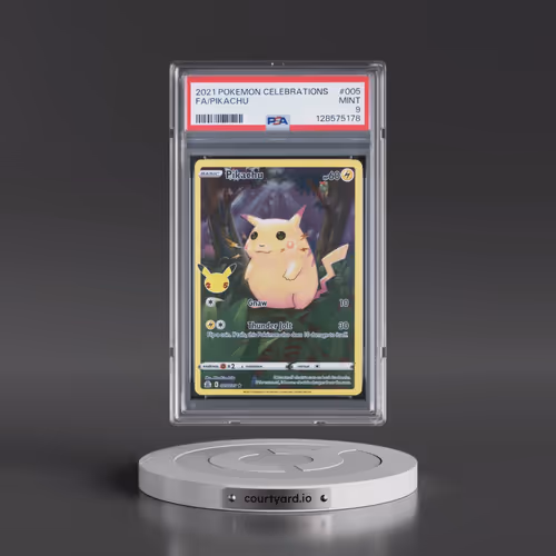 2021 Pokémon Celebrations #005 Pikachu - Full Art (PSA 9 MINT)
