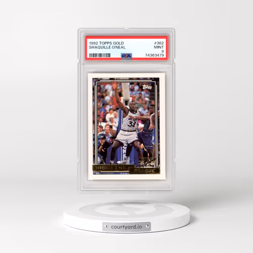 1992 Topps Gold #362 Shaquille O'Neal (PSA 9 MINT)