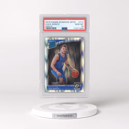 2018 Panini Donruss Optic #177 Luka Doncic - Shock (PSA 10 GEM MINT)