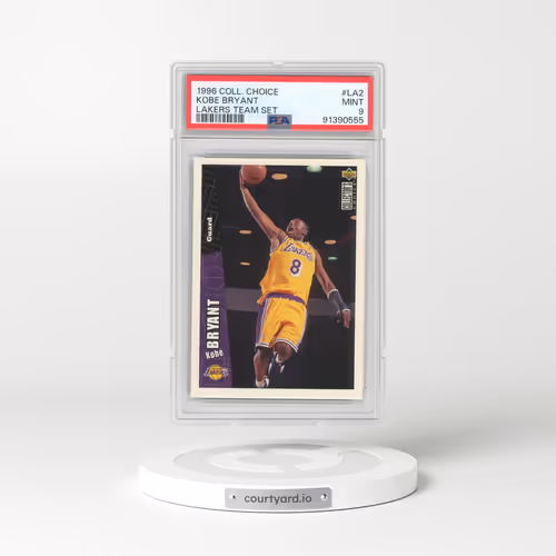 1996 Collector's Choice Lakers Team Set #LA2 Kobe Bryant (PSA 9 MINT)