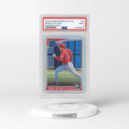 2018 Panini Donruss Optic #56 Shohei Ohtani - Running-Holo (PSA 9 MINT)