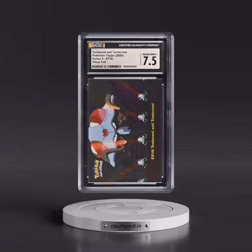 1999 Series 2 (Oval Nintendo Seal) #EP18 Tentacool and Tentacruel - Silver Foil (CGC 7.5 NM+)