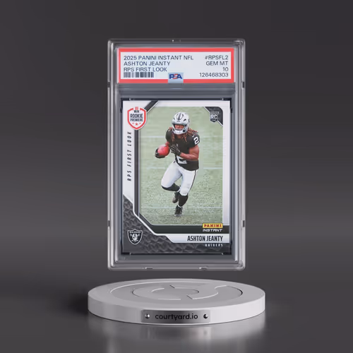2025 Panini Instant NFL Rps First Look #RPSFL2 Ashton Jeanty (PSA 10 GEM MINT)