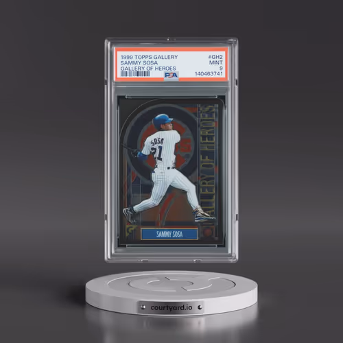 1999 Topps Gallery Gallery of Heroes #GH2 Sammy Sosa (PSA 9 MINT)