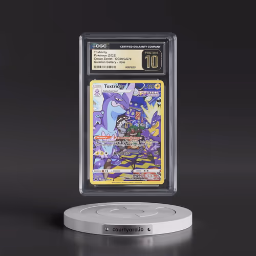 2023 Crown Zenith #GG09/GG70 Toxtricity - Galarian Gallery Holo (CGC 10 PRISTINE)