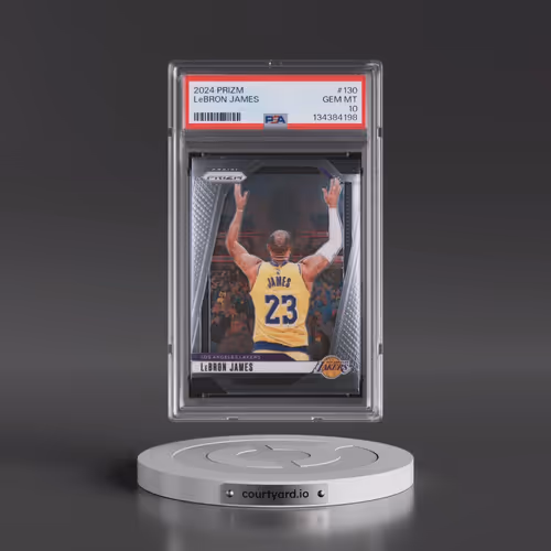 2024 Panini Prizm #130 LeBron James (PSA 10 GEM MINT)