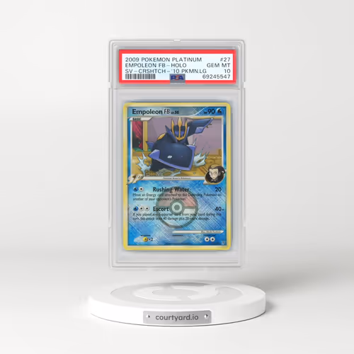 2009 Pokémon Platinum Supreme Victors #27 Empoleon FB - Holo Crosshatch-2010 Pokemon League (PSA 10