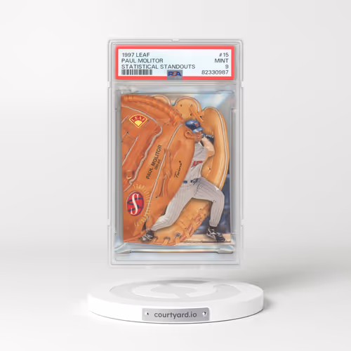 1997 Leaf Statistical Standouts #15 Paul Molitor (PSA 9 MINT)