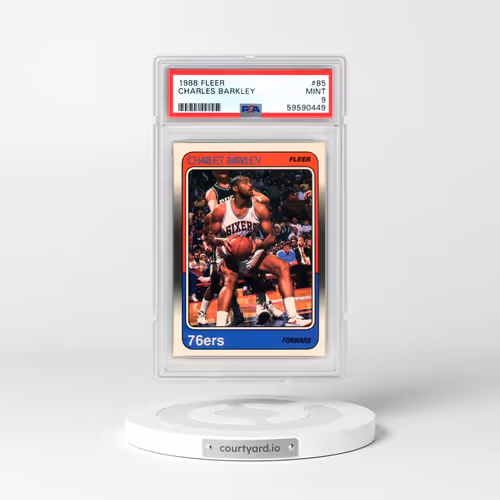 1988 Fleer #85 Charles Barkley (PSA 9 MINT)