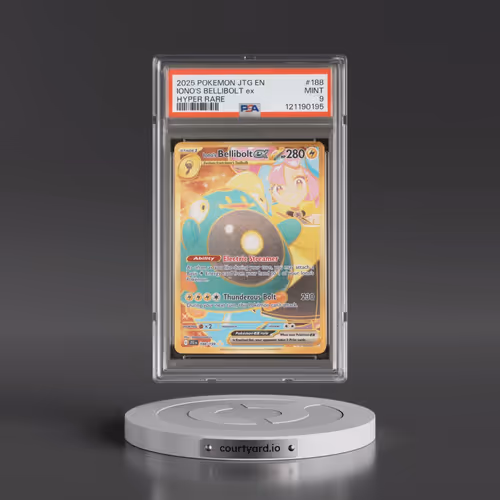 2025 Pokémon Jtg EN-Journey Together #188 Iono's Bellibolt EX - Holo Hyper Rare (PSA 9 MINT)