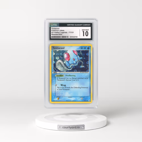 2004 EX Hidden Legends #77 Tentacool - Holo (CGC 10 GEM MINT)