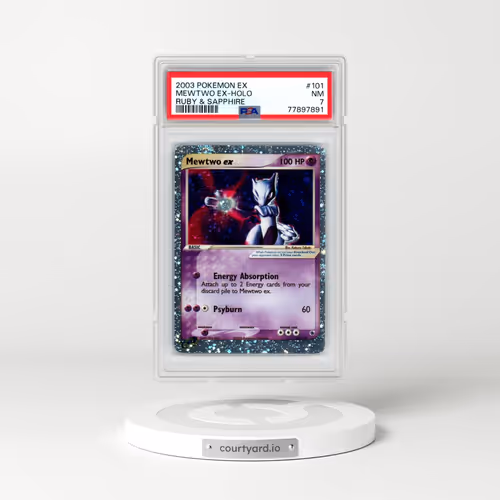 2003 Pokémon EX Ruby & Sapphire #101 Mewtwo EX - Holo Holo (PSA 7 NM)