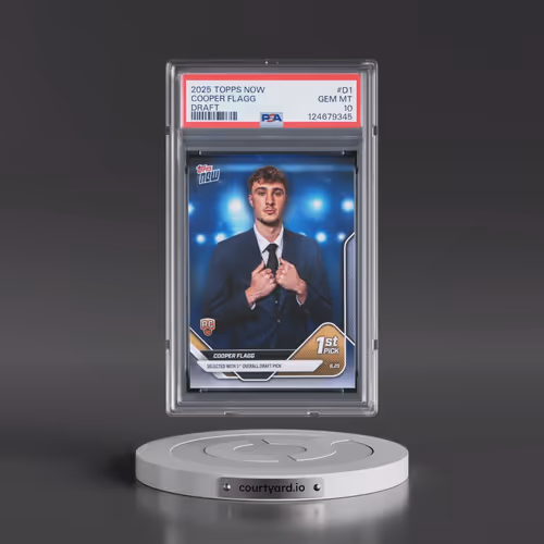 2025 Topps Now Draft #D1 Cooper Flagg (PSA 10 GEM MINT)