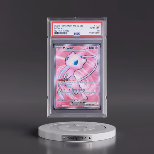 2023 Pokémon Mew EN-151 #193 Mew EX - Holo Ultra Rare (PSA 10 GEM MINT)