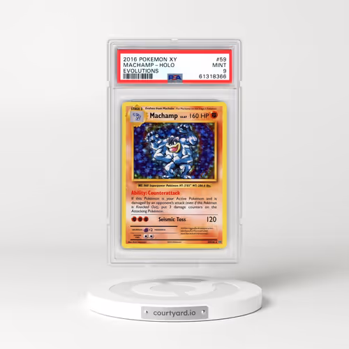 2016 Pokémon XY Evolutions #59 Machamp - Holo (PSA 9 MINT)