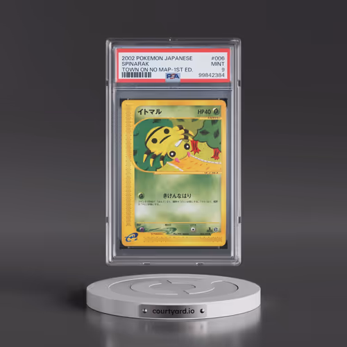 2002 Pokémon the Town on No Map #006 Spinarak - 1st Edition (PSA 9 MINT)