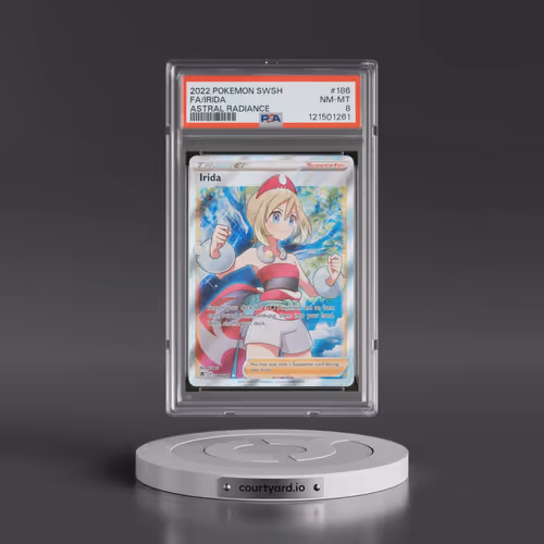 2022 Pokémon Sword & Shield Astral Radiance #186 Irida - Full Art (PSA 8 NM-MT)