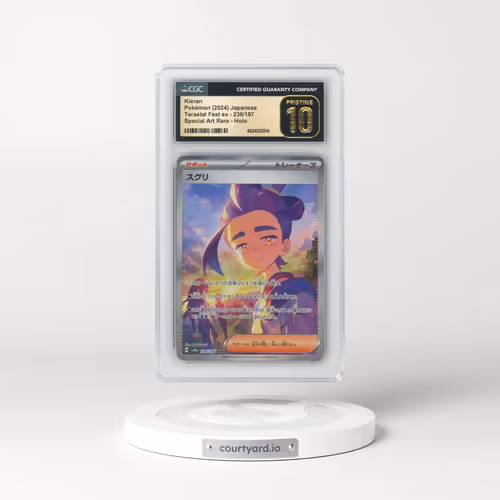 2024 High Class Pack: Terastal Fest ex - sv8a #230/187 Kieran - Special Art Rare Holo (CGC 10 PRISTI