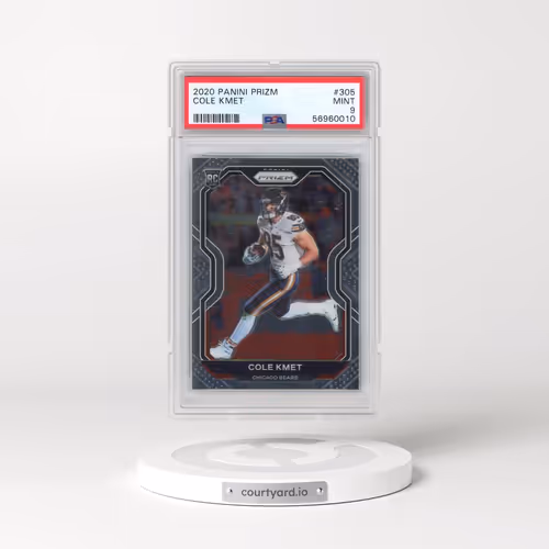 2020 Panini Prizm #305 Cole Kmet (PSA 9 MINT)