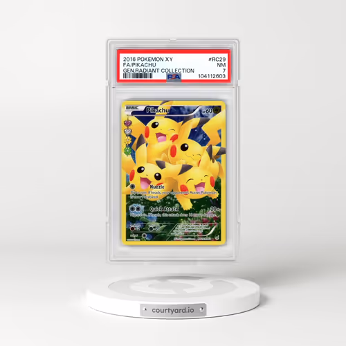 2016 Pokémon XY Generations Radiant Collection #RC29 Pikachu - Full Art (PSA 7 NM)