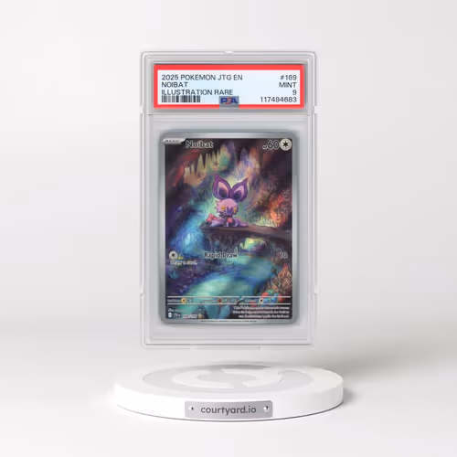 2025 Pokémon Jtg EN-Journey Together #169 Noibat - Illustration Rare (PSA 9 MINT)