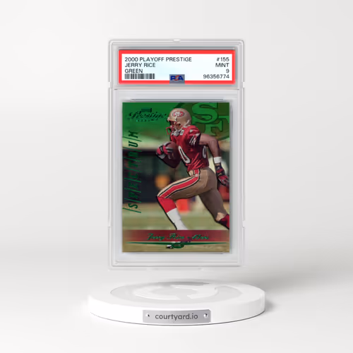 2000 Playoff Prestige #155 Jerry Rice - Green (PSA 9 MINT)