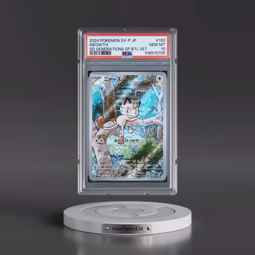 2024 Pokémon SV-P Promo #192 Meowth - Start Deck Generations Special Battle Set (PSA 10 GEM MINT)