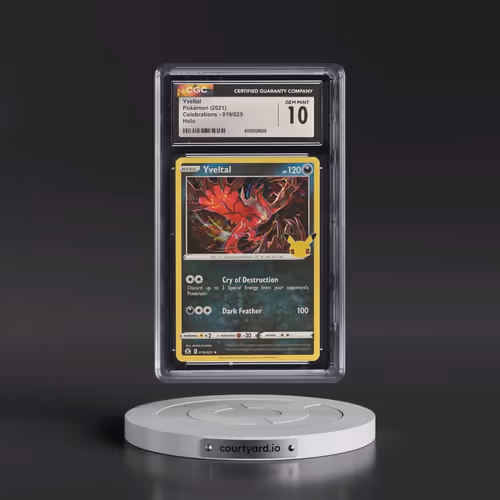 2021 Celebrations #019/025 Yveltal - Holo (CGC 10 GEM MINT)