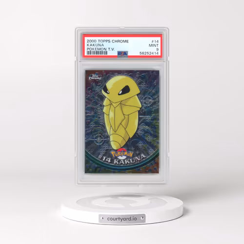 2000 Topps Chrome Pokémon T.V. #14 Kakuna (PSA 9 MINT)