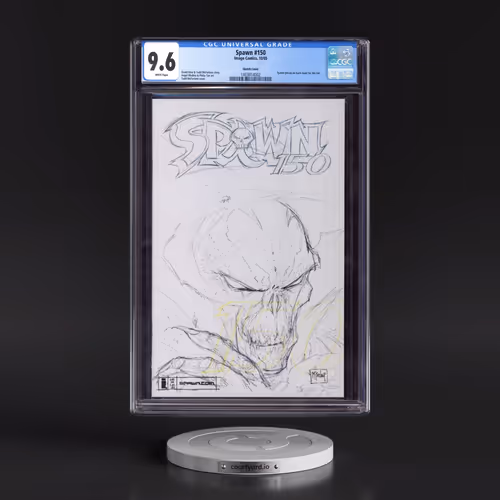 Spawn #150 CGC 9.6 White Pages (Image Comics, 10/05) - Universal Sketch Cover