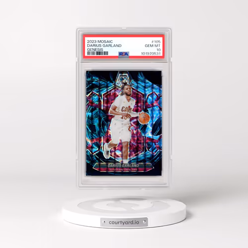 2023 Panini Mosaic #105 Darius Garland - Genesis (PSA 10 GEM MINT)