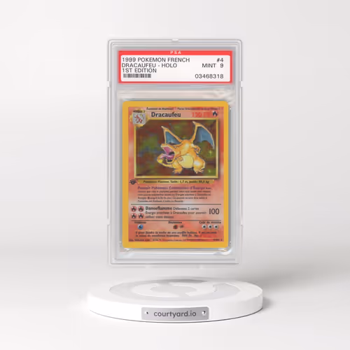 1999 Pokémon #4 Dracaufeu - 1st Edition Holo (PSA 9 MINT)