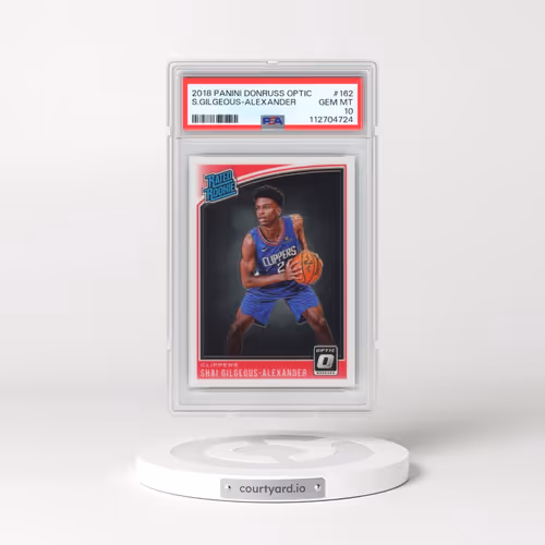 2018 Panini Donruss Optic #162 Shai Gilgeous-Alexander (PSA 10 GEM MINT)
