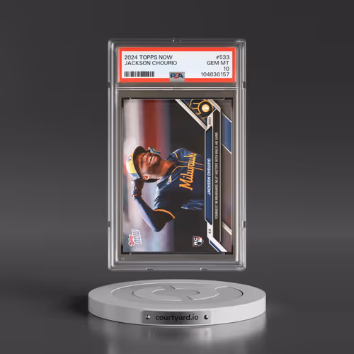2024 Topps Now #533 Jackson Chourio (PSA 10 GEM MINT)