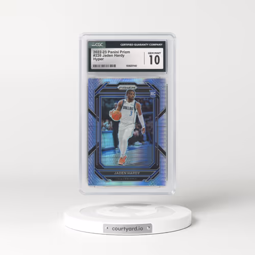 2022 Panini Prizm #226 Jaden Hardy - Hyper Prizm (CGC 10 GEM MINT)
