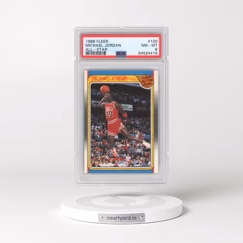 1988 Fleer #120 Michael Jordan - All-Star (PSA 8 NM-MT)