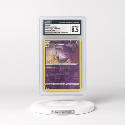 2022 Lost Origin #066/196 Gengar - Reverse Holo (CGC 8.5 NM-MT+)