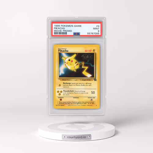 1999 Pokémon Game Movie #4 Pikachu - Movie Promo (PSA 9 MINT)