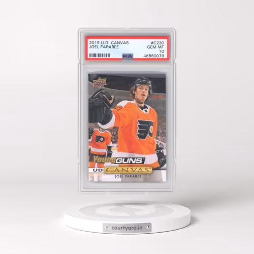 2019 Upper Deck Canvas #C230 Joel Farabee (PSA 10 GEM MINT)