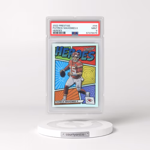 2022 Panini Prestige Heroes #H4 Patrick Mahomes II (PSA 9 MINT)