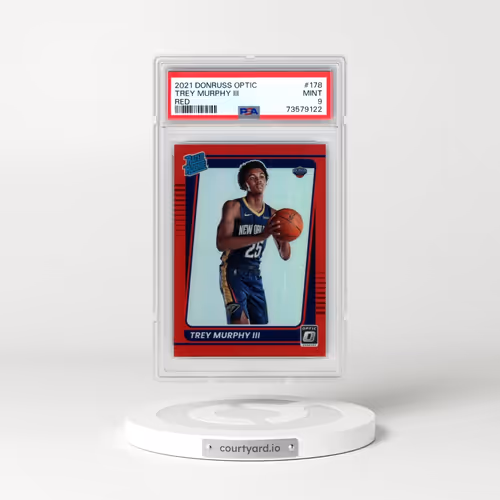 2021 Panini Donruss Optic #178 Trey Murphy III - Red (PSA 9 MINT)