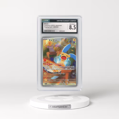 2023 Raging Surf #066/062 Minun - Holo (CGC 8.5 NM-MT+)