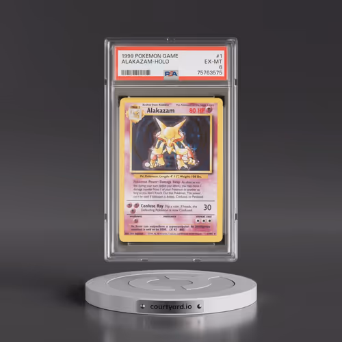 1999 Pokémon Game #1 Alakazam - Holo (PSA 6 EX-MT)
