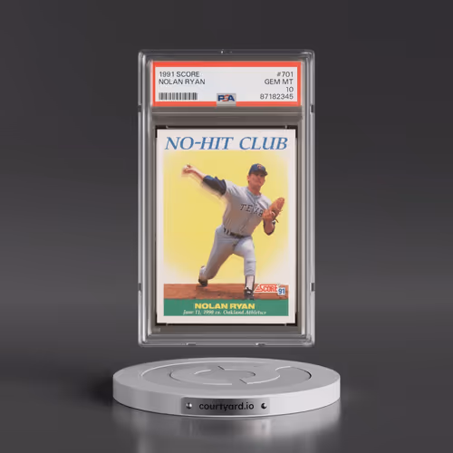 1991 Score #701 Nolan Ryan (PSA 10 GEM MINT)