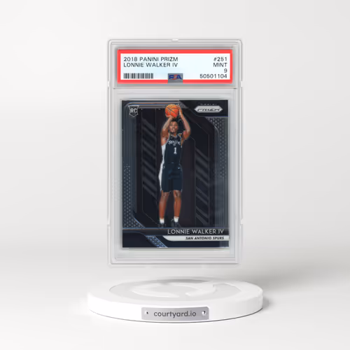 2018 Panini Prizm #251 Lonnie Walker IV (PSA 9 MINT)