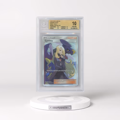 2019 Hidden Fates #SV82 Cynthia - Shiny Vault Holo (BGS 10 PRISTINE)