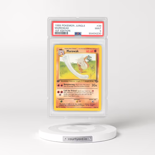 1999 Pokémon Jungle #39 Marowak - 1st Edition (PSA 9 MINT)