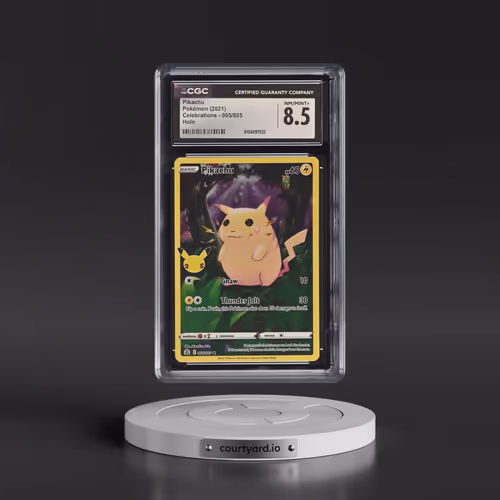 2021 Celebrations #005/025 Pikachu - Holo (CGC 8.5 NM-MT+)